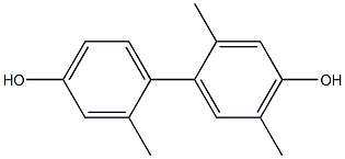 2,2',5-Trimethyl-1,1'-biphenyl-4,4'-diol Struktur