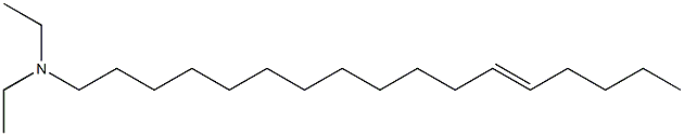 N,N-Diethyl-12-heptadecen-1-amine Struktur