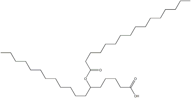 6-Palmitoyloxystearic acid Struktur