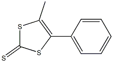 4-Methyl-5-phenyl-1,3-dithiol-2-thione Struktur