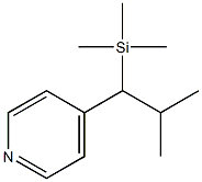 4-[1-(Trimethylsilyl)-2-methylpropyl]pyridine Struktur