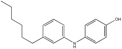 3'-Hexyl[iminobisbenzen]-4-ol Struktur