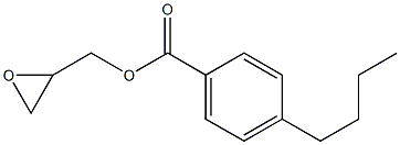 4-Butylbenzoic acid glycidyl ester Struktur