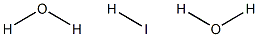 Hydrogen iodide dihydrate Struktur