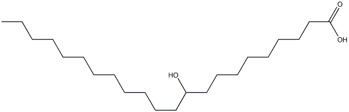 10-Hydroxydocosanoic acid Struktur