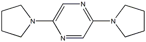 2,5-Di(pyrrolidin-1-yl)pyrazine Struktur