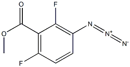 3-Azido-2,6-difluorobenzoic acid methyl ester Struktur