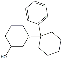 1-(1-Phenylcyclohexyl)piperidin-3-ol Struktur