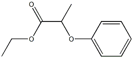 2-Phenoxypropanoic acid ethyl ester Struktur