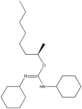 1,3-Dicyclohexyl-2-[(R)-octan-2-yl]isourea Struktur