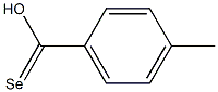 4-Methylbenzenecarboselenoic acid Struktur