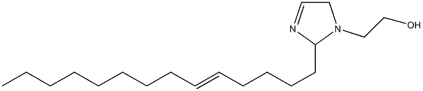 2-(5-Tetradecenyl)-3-imidazoline-1-ethanol Struktur