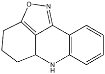 4,5,5a,6-Tetrahydro-3H-isoxazolo[5,4,3-kl]acridine Struktur