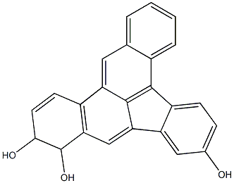 10,11-Dihydrodibenz[a,e]aceanthrylene-7,10,11-triol Struktur