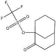 2-Oxobicyclo[3.3.1]nonane-1-ol trifluoromethanesulfonate Struktur