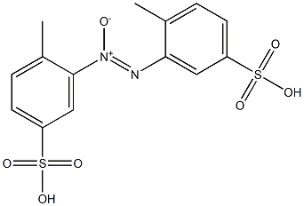 2,2'-Dimethylazoxybenzene-5,5'-disulfonic acid Struktur