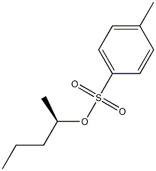 (-)-p-Toluenesulfonic acid (R)-1-methylbutyl ester Struktur