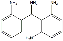 (2-Aminophenyl)(2,6-diaminophenyl)methanamine Struktur