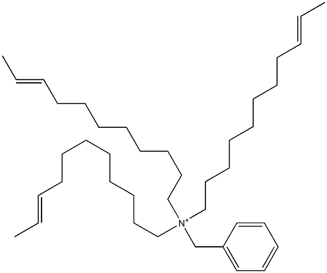 Tri(9-undecenyl)benzylaminium Struktur