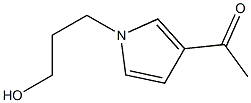 1-(3-Hydroxypropyl)-3-acetyl-1H-pyrrole Struktur