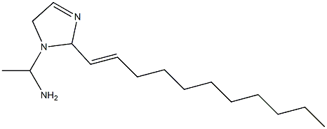 1-(1-Aminoethyl)-2-(1-undecenyl)-3-imidazoline Struktur