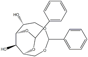 1-O,6-O:2-O,4-O-Dibenzylidene-D-glucitol Struktur