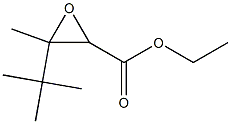 3-tert-Butyl-3-methyloxirane-2-carboxylic acid ethyl ester Struktur