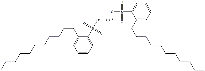 Bis(2-undecylbenzenesulfonic acid)calcium salt Struktur