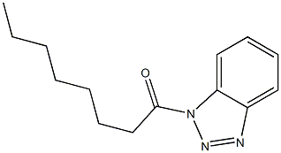 1-Octanoyl-1H-benzotriazole Struktur