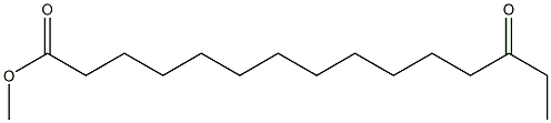 13-Oxopentadecanoic acid methyl ester Struktur