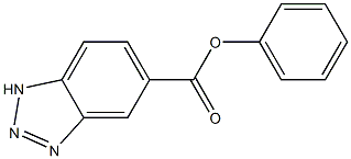 1H-Benzotriazole-5-carboxylic acid phenyl ester Struktur