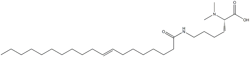 N6-(8-Nonadecenoyl)-N2,N2-dimethyllysine Struktur