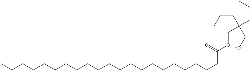 Docosanoic acid 2-(hydroxymethyl)-2-propylpentyl ester Struktur