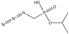 (Azidomethyl)phosphonic acid methylethyl ester Struktur