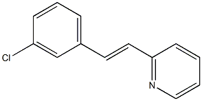 2-(3-Chlorostyryl)pyridine Struktur