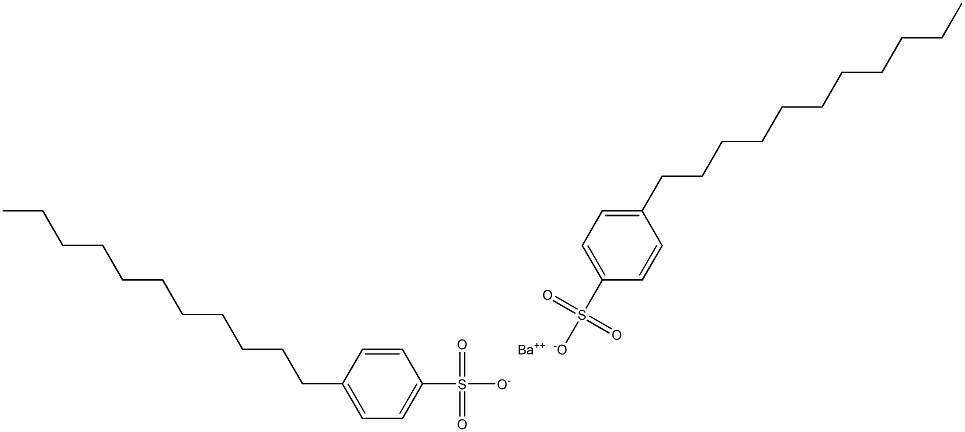 Bis(4-undecylbenzenesulfonic acid)barium salt Struktur