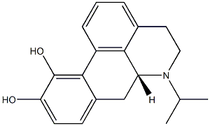 (6aR)-5,6,6a,7-Tetrahydro-6-isopropyl-4H-dibenzo[de,g]quinoline-10,11-diol Struktur