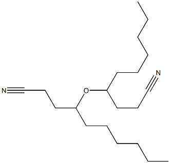 2-Cyanoethylheptyl ether Struktur