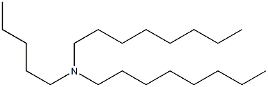 N-Pentyl-N,N-dioctylamine Struktur