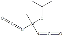 Methyldiisocyanatoisopropoxysilane Struktur