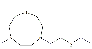 1,7-Dimethyl-4-[2-(ethylamino)ethyl]-1,4,7-triazacyclononane Struktur