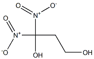 1,1-Dinitro-1,3-propanediol Struktur