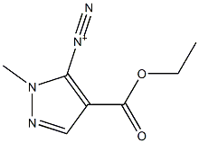 2-Methyl-4-(ethoxycarbonyl)-2H-pyrazole-3-diazonium Struktur