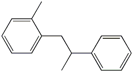 1-Methyl-2-(2-phenylpropyl)benzene Struktur