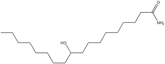 10-Hydroxyoctadecanamide Struktur