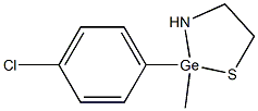 2-(4-Chlorophenyl)-2-methyl-1,3,2-thiazagermolidine Struktur