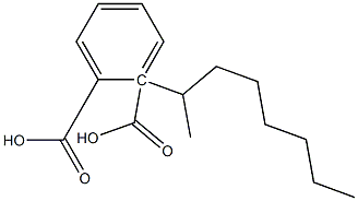 (-)-Phthalic acid hydrogen 1-[(R)-1-methyl-(1-2H)heptyl] ester Struktur