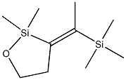 3-[1-(Trimethylsilyl)ethylidene]-2,2-dimethyl-1-oxa-2-silacyclopentane Struktur