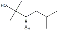 [S,(-)]-2,5-Dimethyl-2,3-hexanediol Struktur