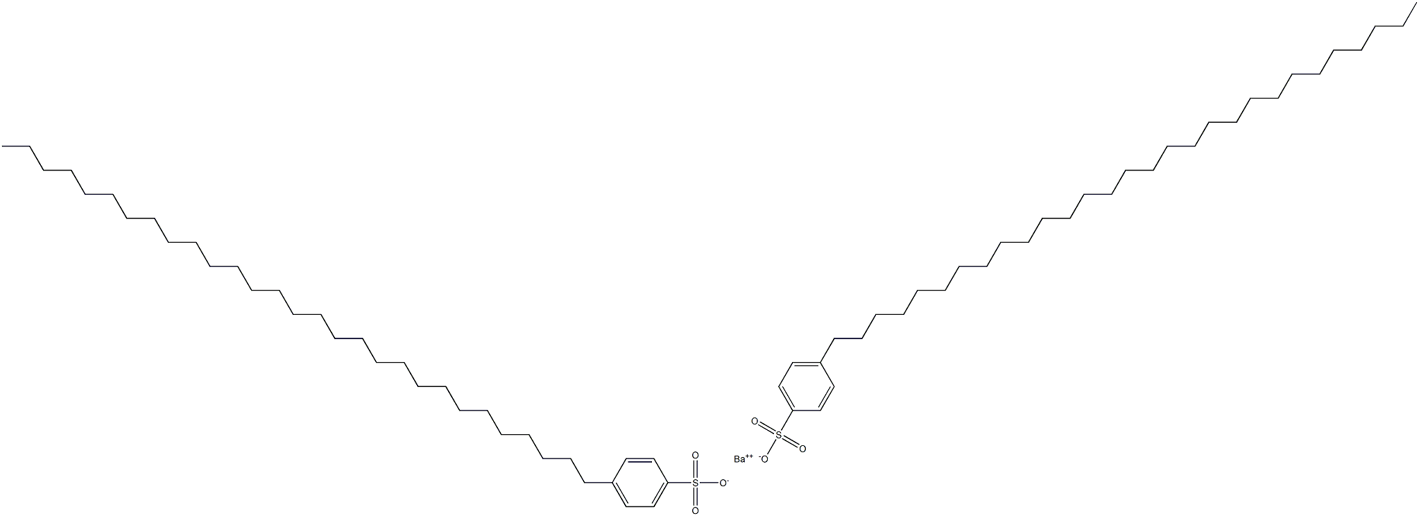 Bis(4-nonacosylbenzenesulfonic acid)barium salt Struktur